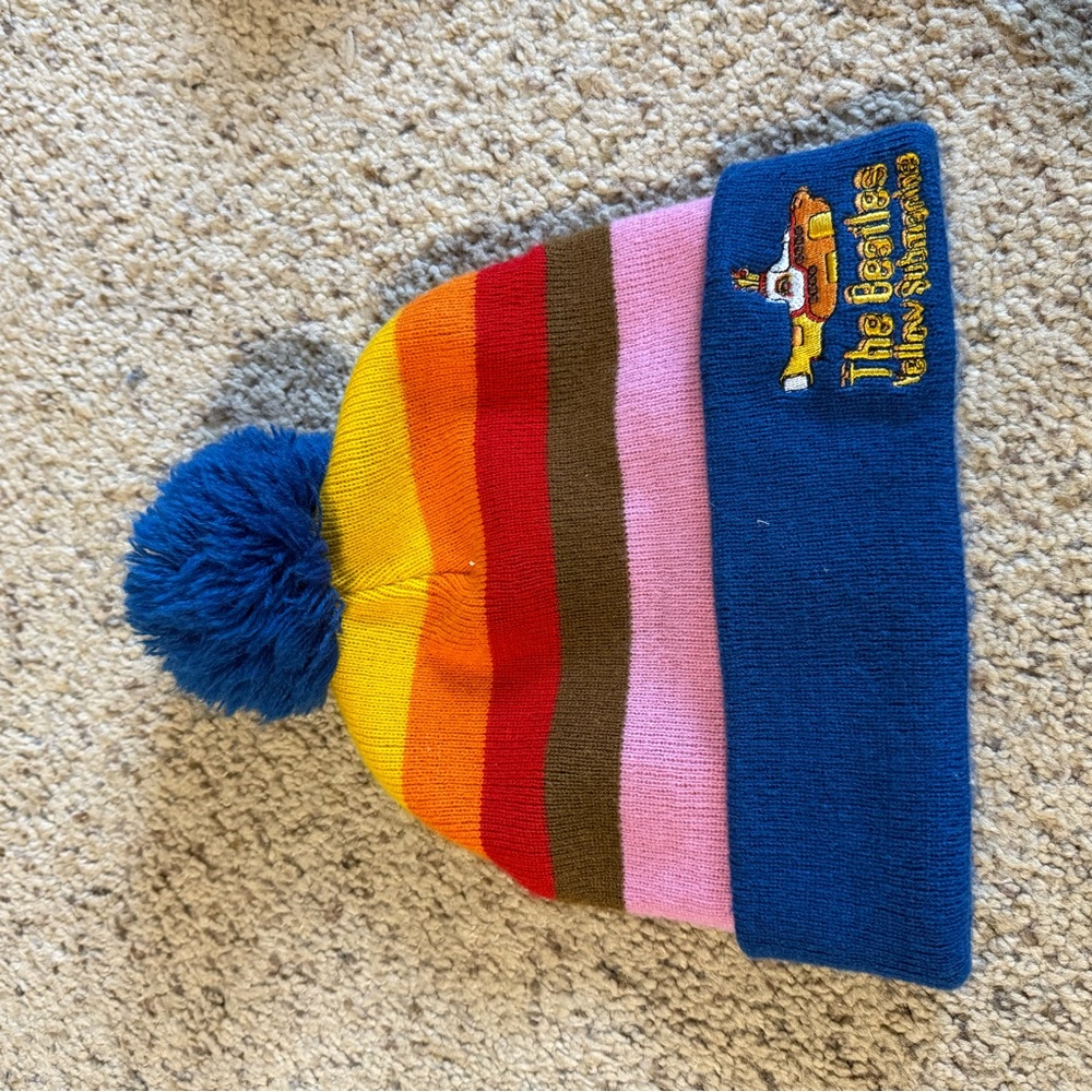 The Beatles Blue and Yellow Submarine Beanie